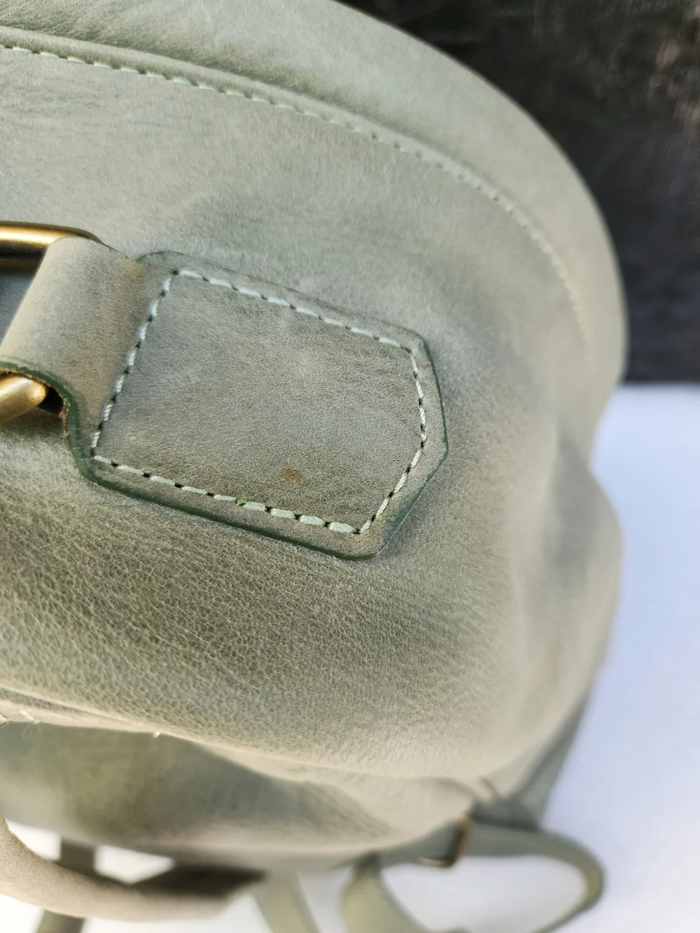 I Medici Firenze Verde Leather Backpack